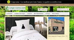 Desktop Screenshot of linge-usine.com